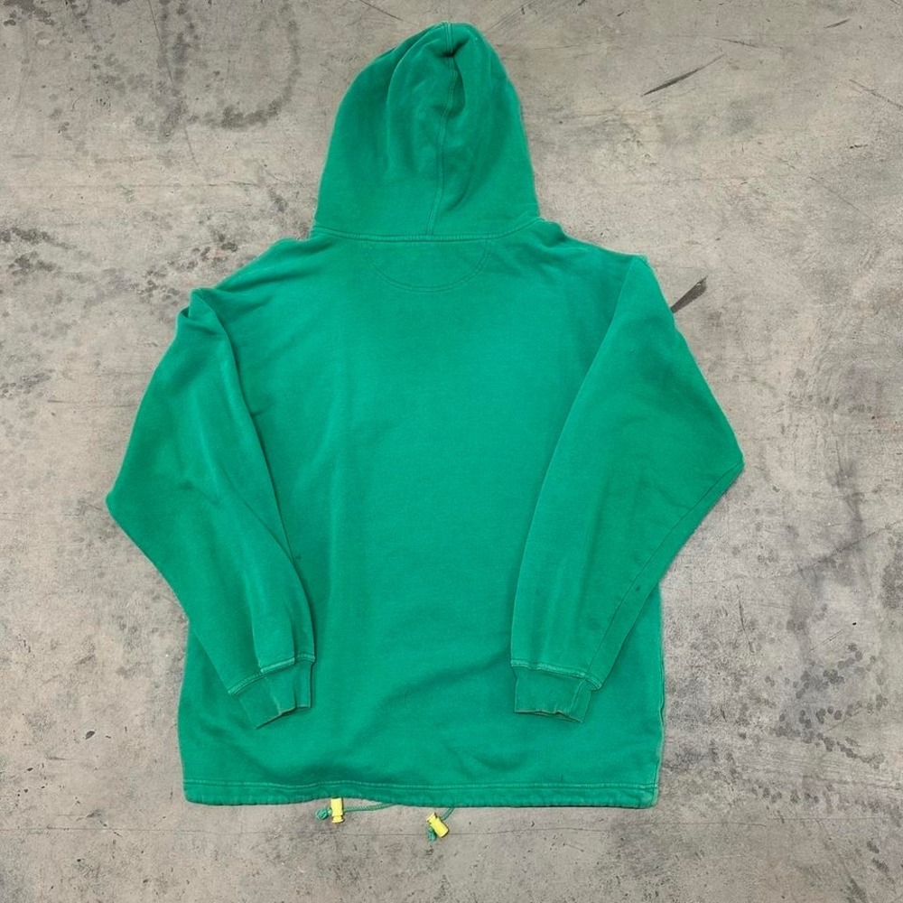 Vintage Oversized Faded Green Hoodie Skater Y2K Grunge - Picture 8 of 8